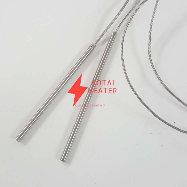 High Density 24V 400W Diameter 16mm Electric Cartridge Heater with Overheat Protector