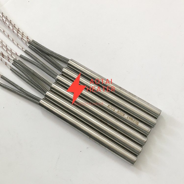 High Density 220V 750W ID8*520MM SUS304 Electric Resistance Cartridge Heater Element