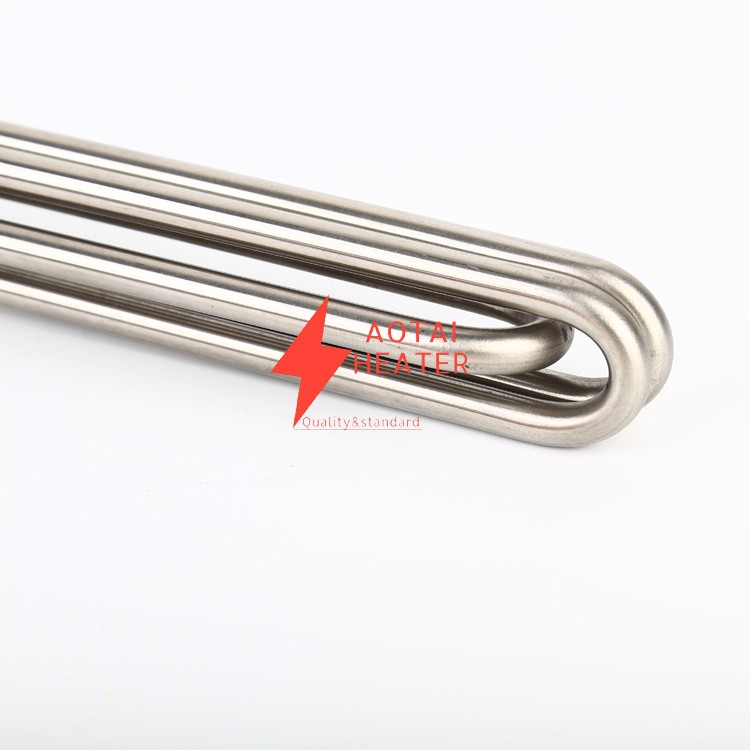 High Quality 240V 3 Phrase 10KW 3U Heating Tube Electric Flange Immersion Water Heater