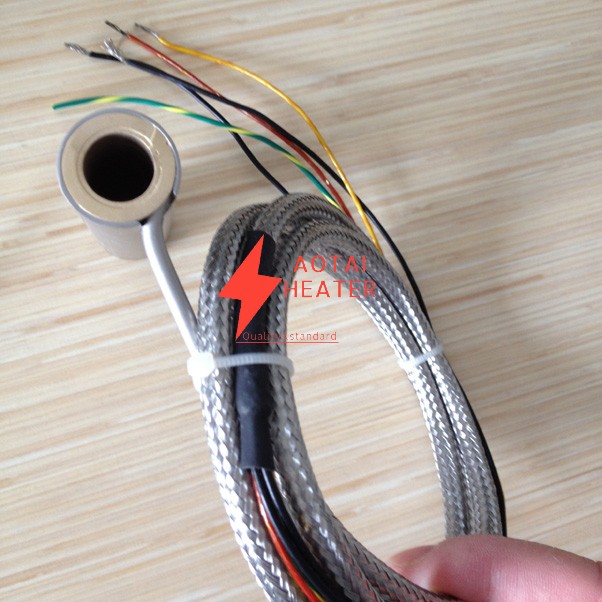 230V 380W ID18.5*110mm Electric Brass Hot Runner Coil Heater with J Type Thermocouple