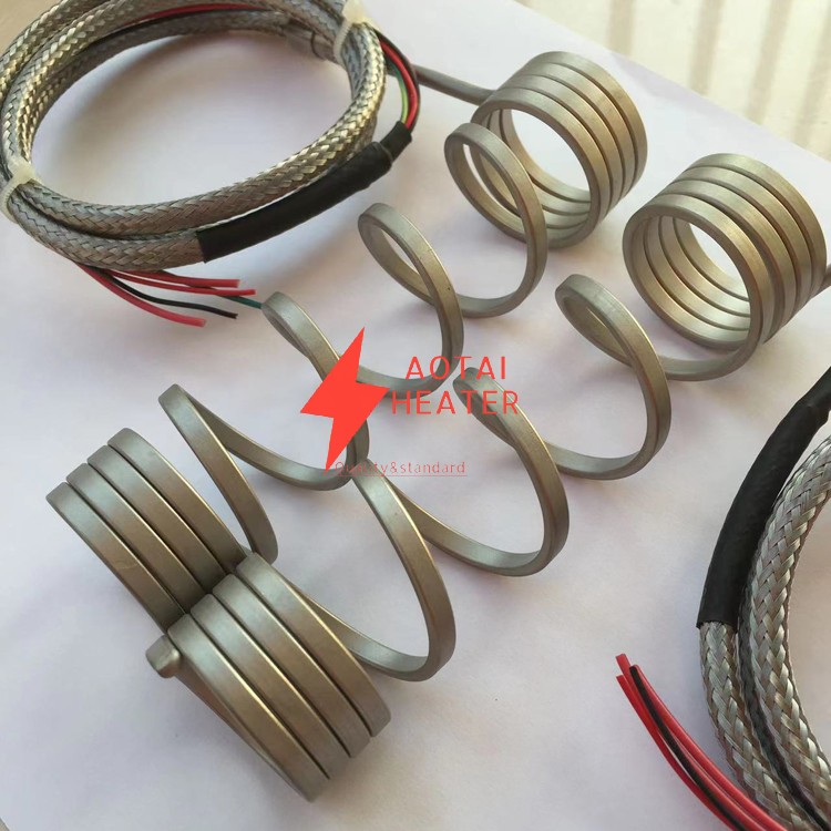 Hot Sale 220V 1000W ID42*50mm Electric Hot Runner Coil Heater Element with Ground Wire