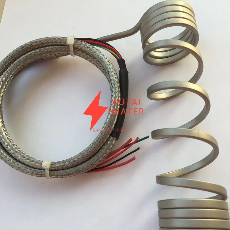Hot Sale 220V 1000W ID42*50mm Electric Hot Runner Coil Heater Element with Ground Wire