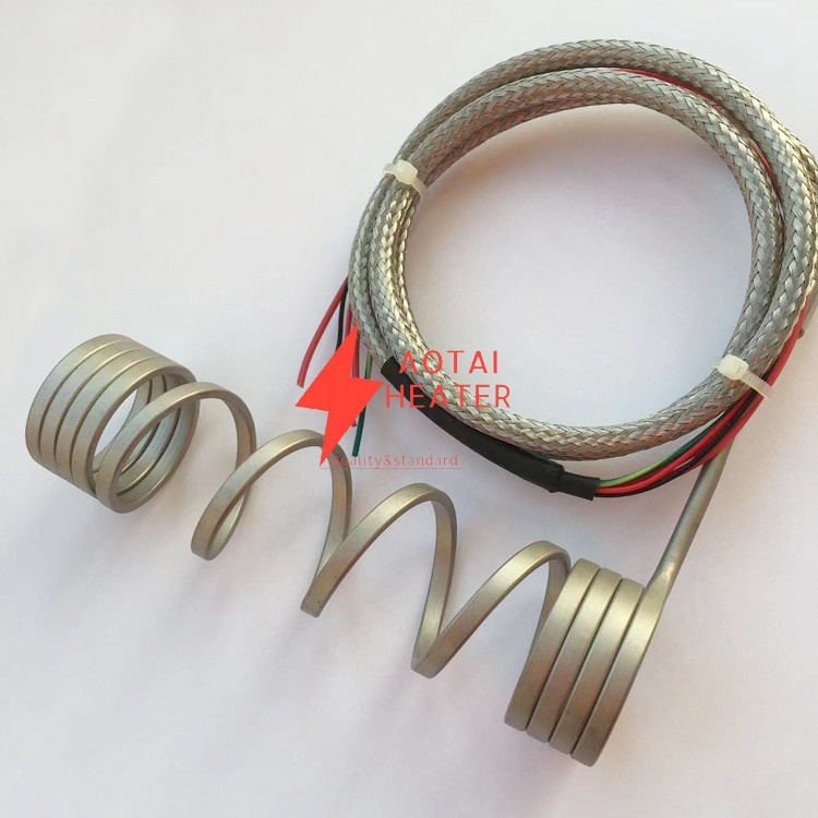 220V 350W ID19*70mm Electric Spring Hot Runner Coil Heater with J Type Thermocouple