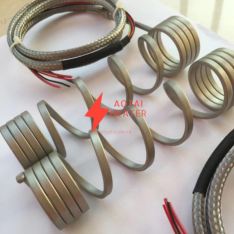 220V 350W ID19*70mm Electric Spring Hot Runner Coil Heater with J Type Thermocouple